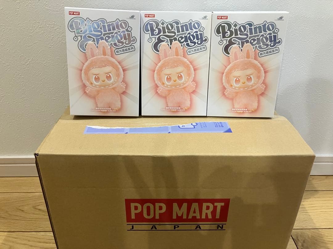 【正規品・未開封】Labubu Big into Energy 3箱