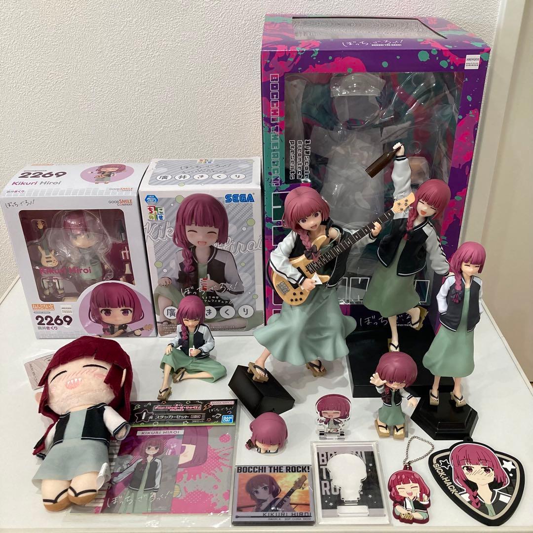 ぼっちざろっく 廣井きくり フィギュア グッズ まとめ売り 計13点 ぼっちざろっく 廣井きくり フィギュア グッズ まとめ売り 計13点