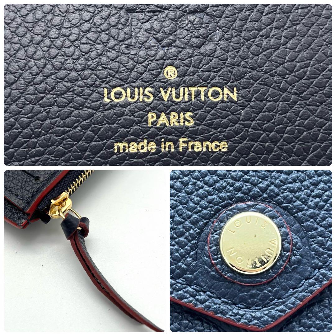 【美品】 ポルトフォイユヴィクトリーヌ アンプラント マリーヌルージュ 箱保存袋 【美品】 ポルトフォイユヴィクトリーヌ アンプラント マリーヌルージュ 箱保存袋