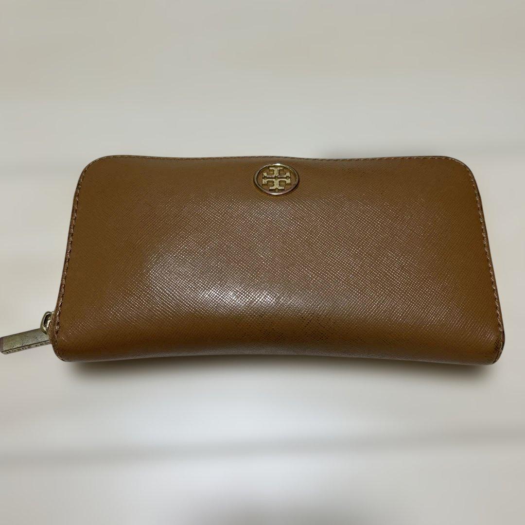 TORY BURCH ブラウン 長財布 Tory Burch ブラウン 長財布 - メルカリ