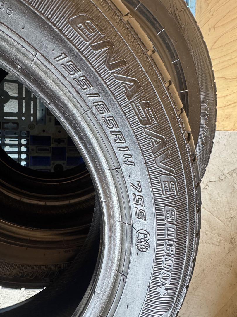 タイヤ・ホイール (174)155/65R14 DUNLOP ENASAVE EC300+