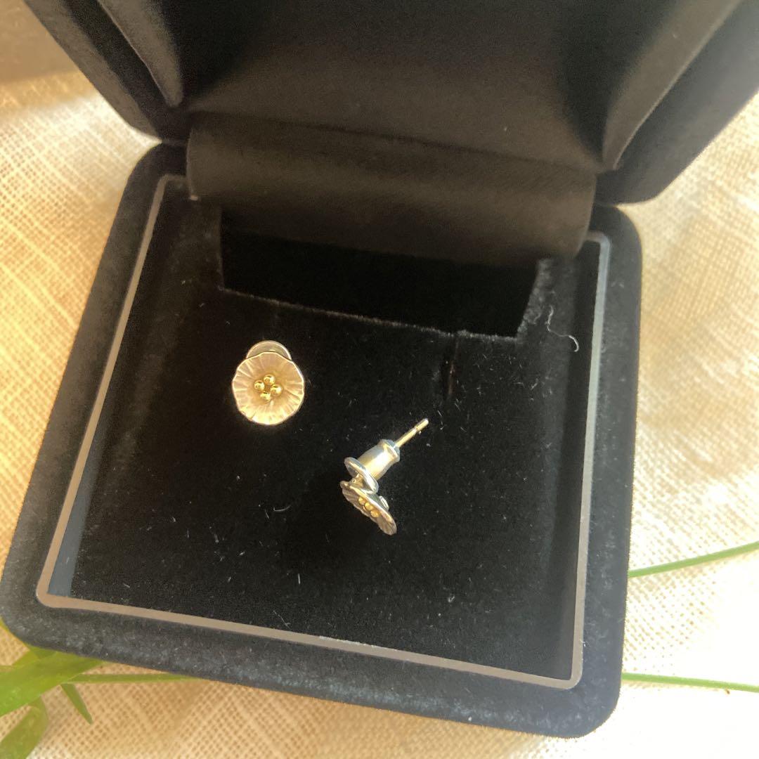 ryui petit flower シルバーmixピアス★お値下げ中です★