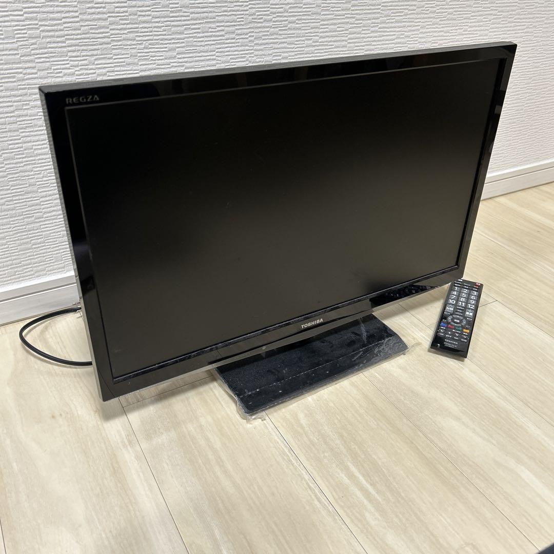 TOSHIBA テレビ REGZA 24V型 - メルカリ