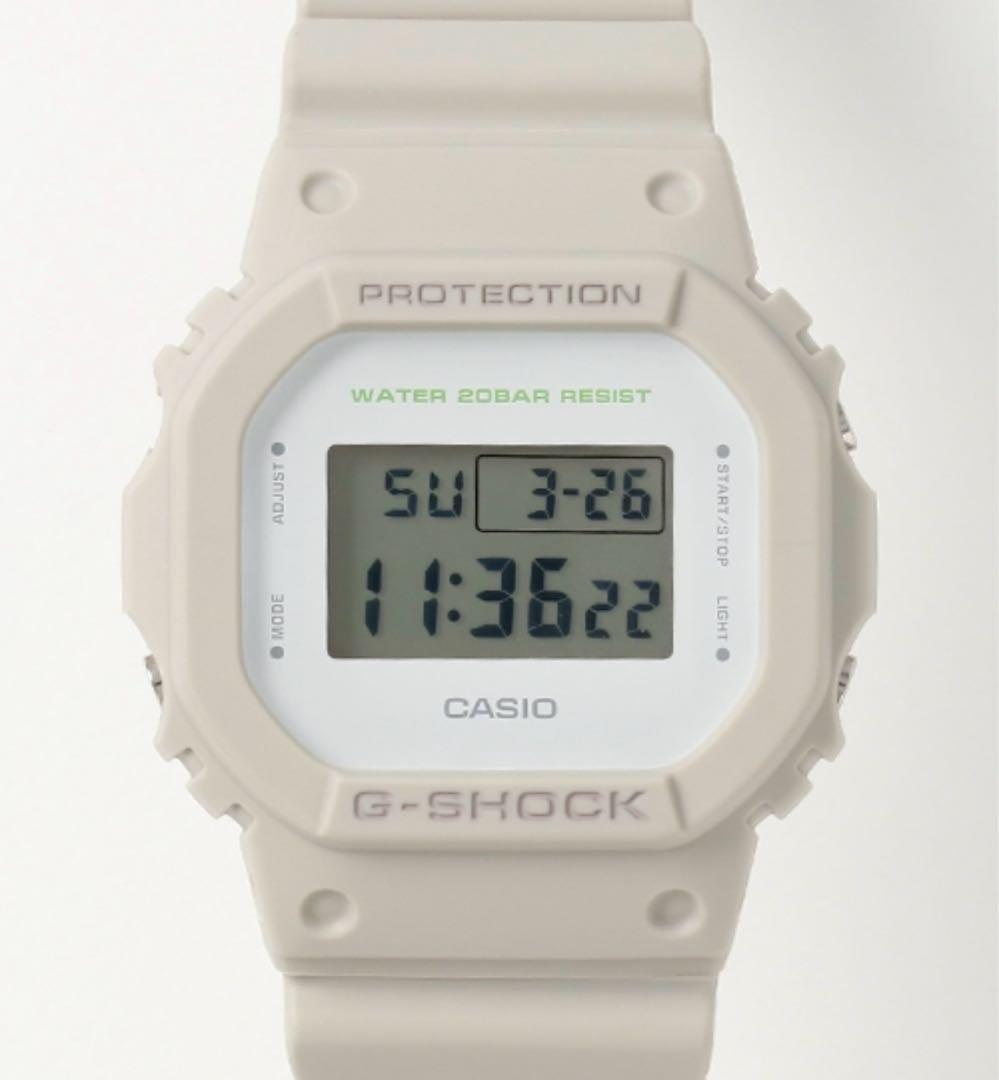 G-SHOCK  ベージュ　カシオ　ミリタリーカラー　DW-5600M-8JF