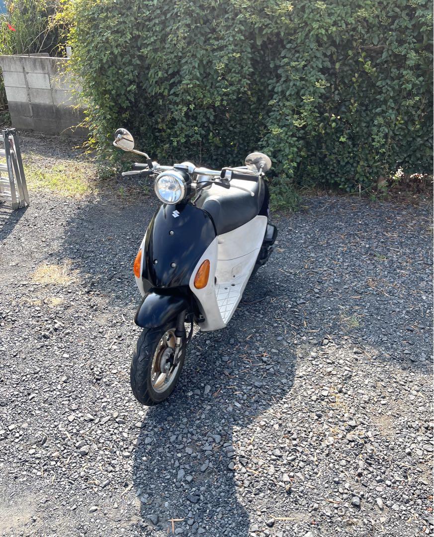 575. 動画あり スズキ レッツ4 原付 バイク 50cc 車体 埼玉 | real
