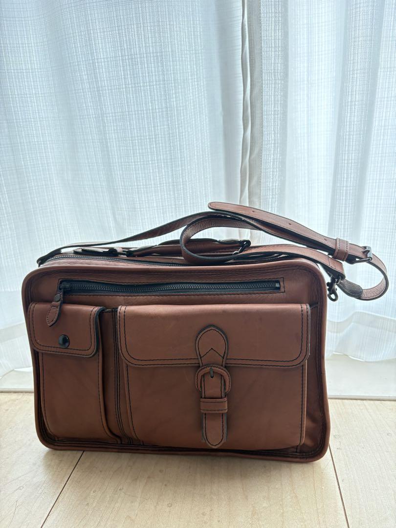 PORTER バロン ビジネスバッグ2way ショルダー　レザー　ブラウン系 PORTER ポーター バロン 本革 レザー 2WAY ショルダーバッグ