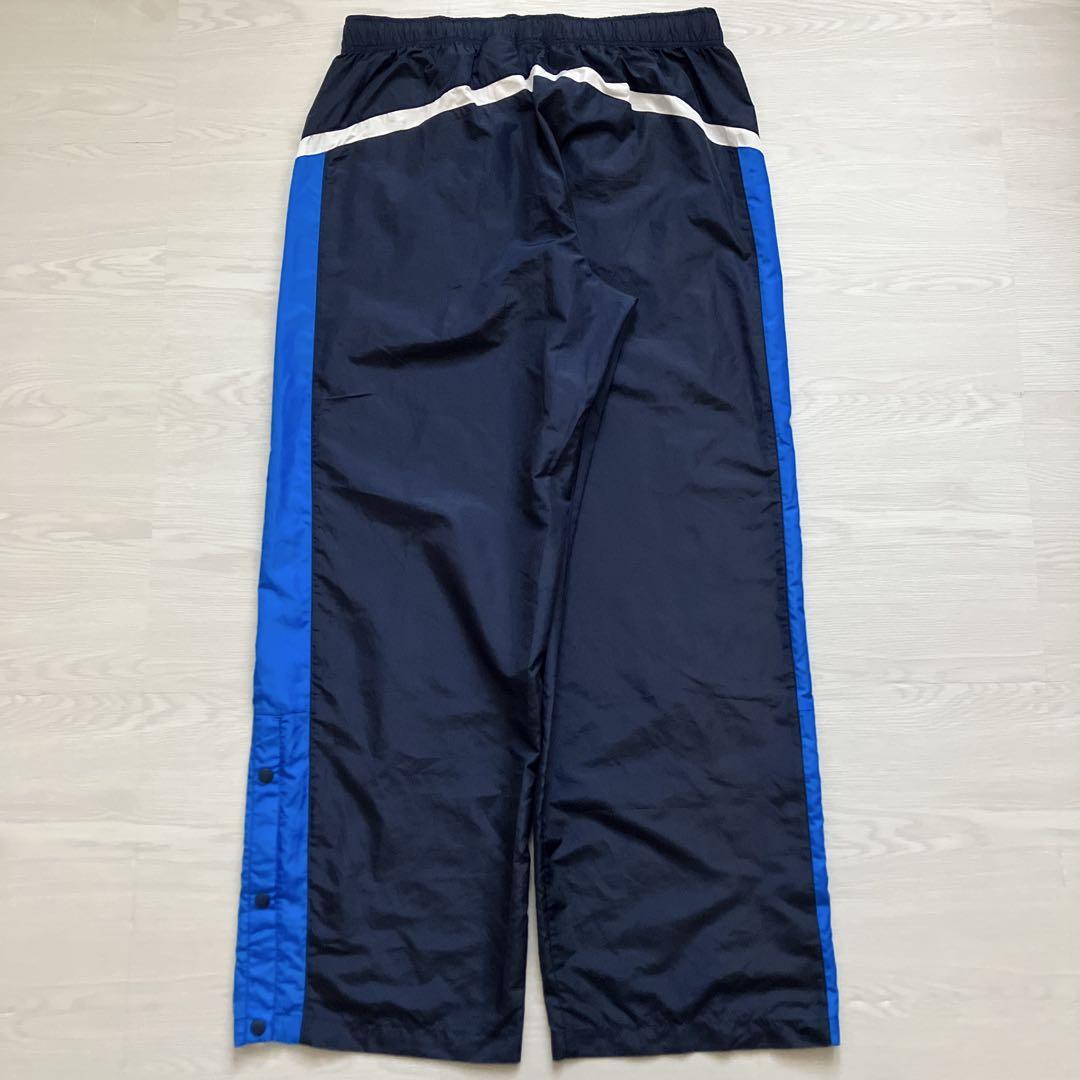超極太 OLD NIKE XLサイズ スナップボタンバギーナイロントラックパンツ
