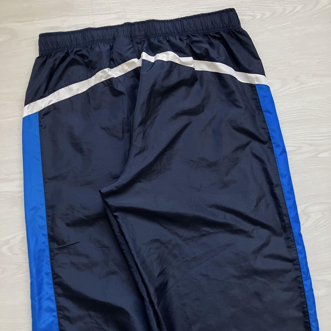 超極太 OLD NIKE XLサイズ スナップボタンバギーナイロントラックパンツ