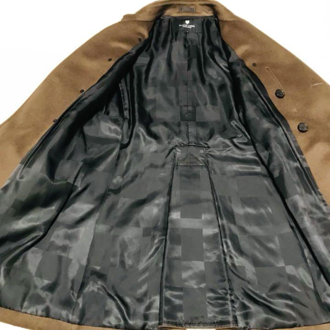 美品　ブラックレーベルクレストブリッジ　羊毛トレンチコート　日本製　カシミヤ　L