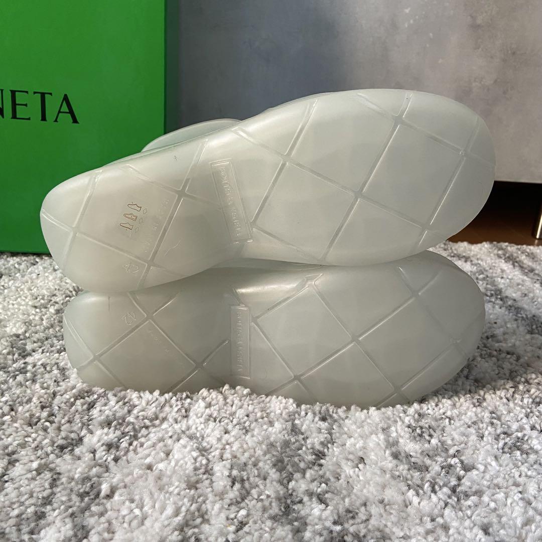 試着のみ＊BOTTEGA VENETAパドルブーツアンクルブーツ　クリア 41