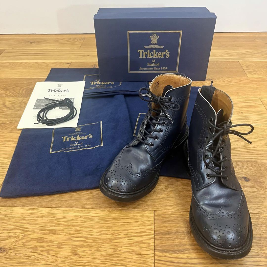 美品” Tricker's（トリッカーズ）カントリーブーツ UK8.5 MALTON