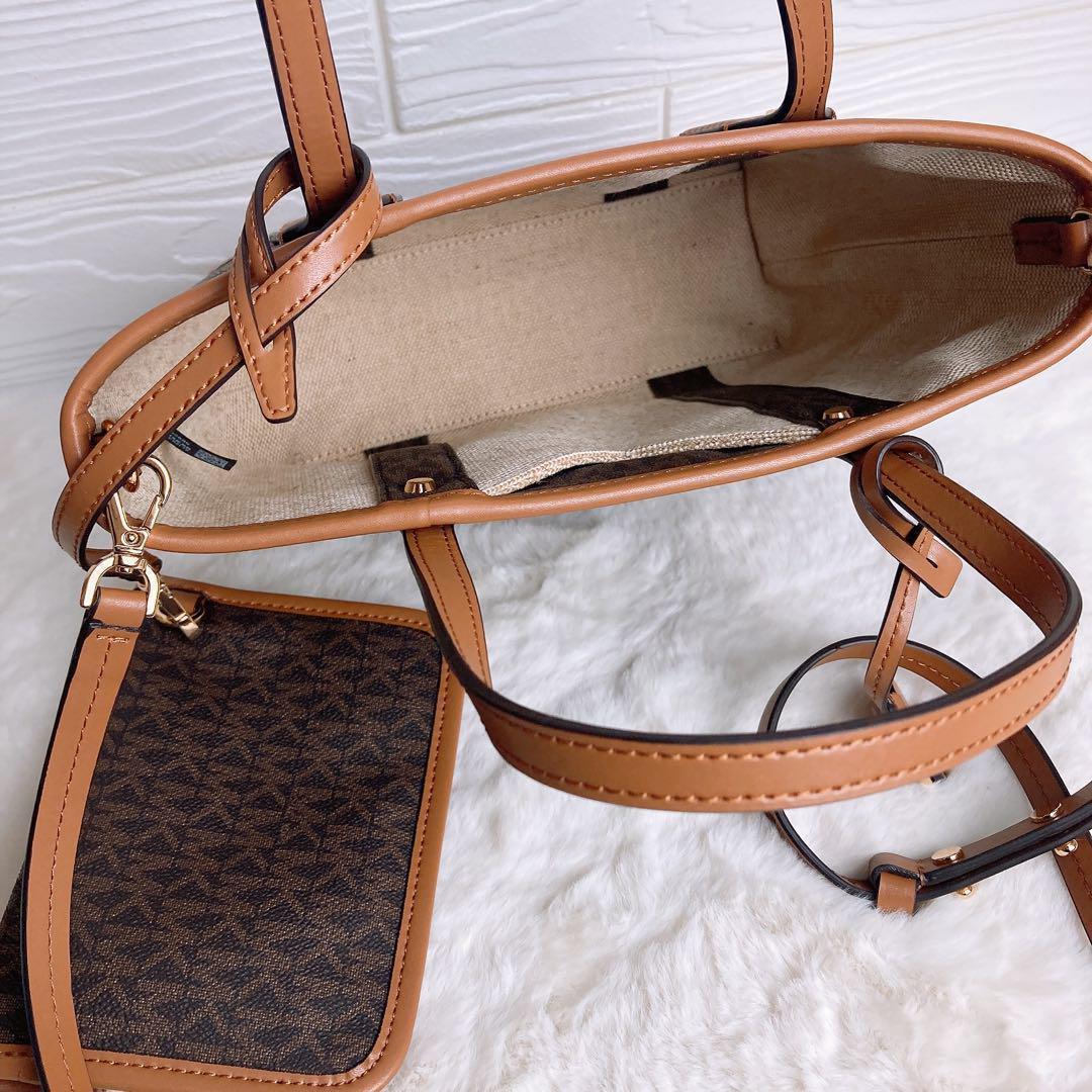 極美品☆MICHAEL KORSマイケルコース トートバッグ レザー