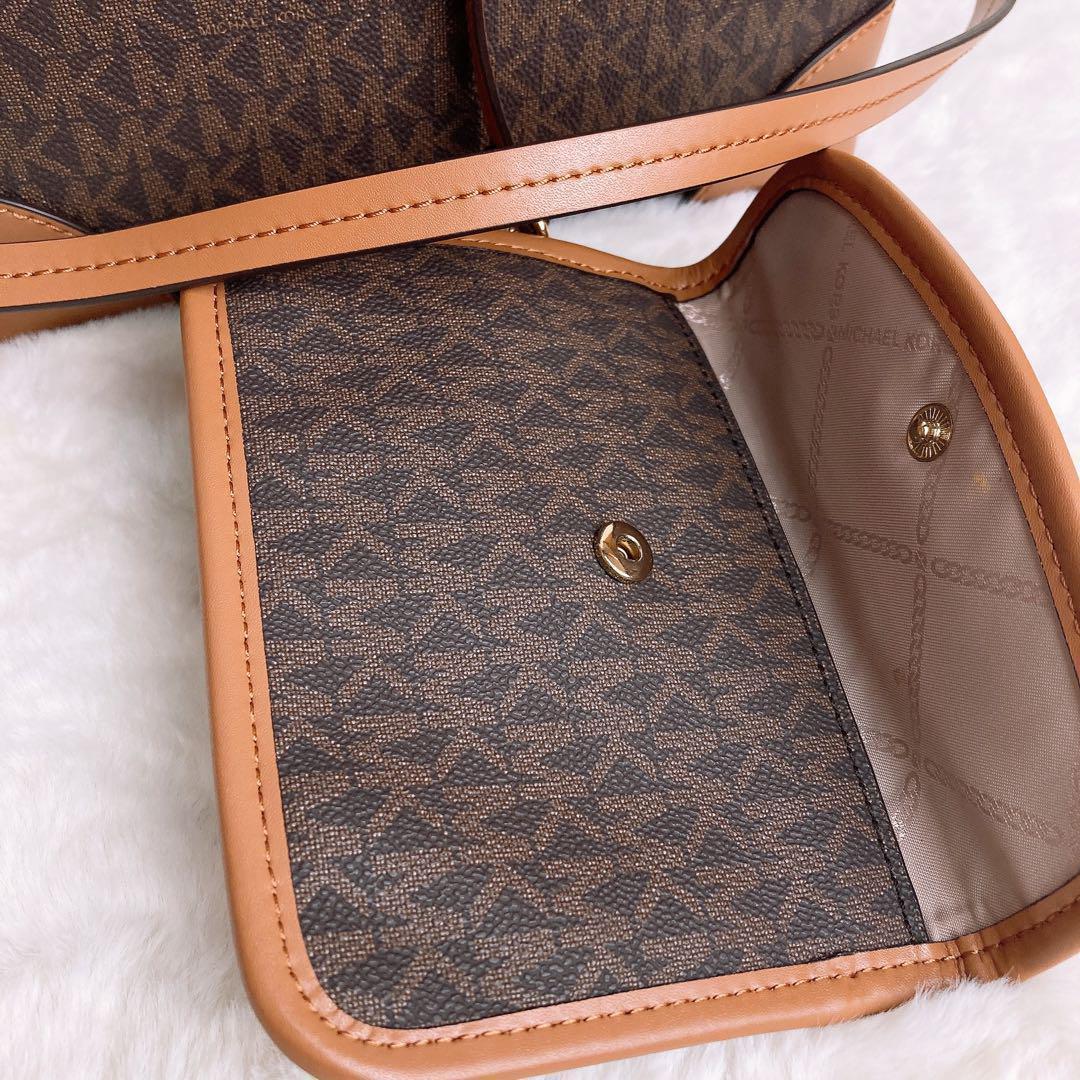 極美品☆MICHAEL KORSマイケルコース トートバッグ レザー
