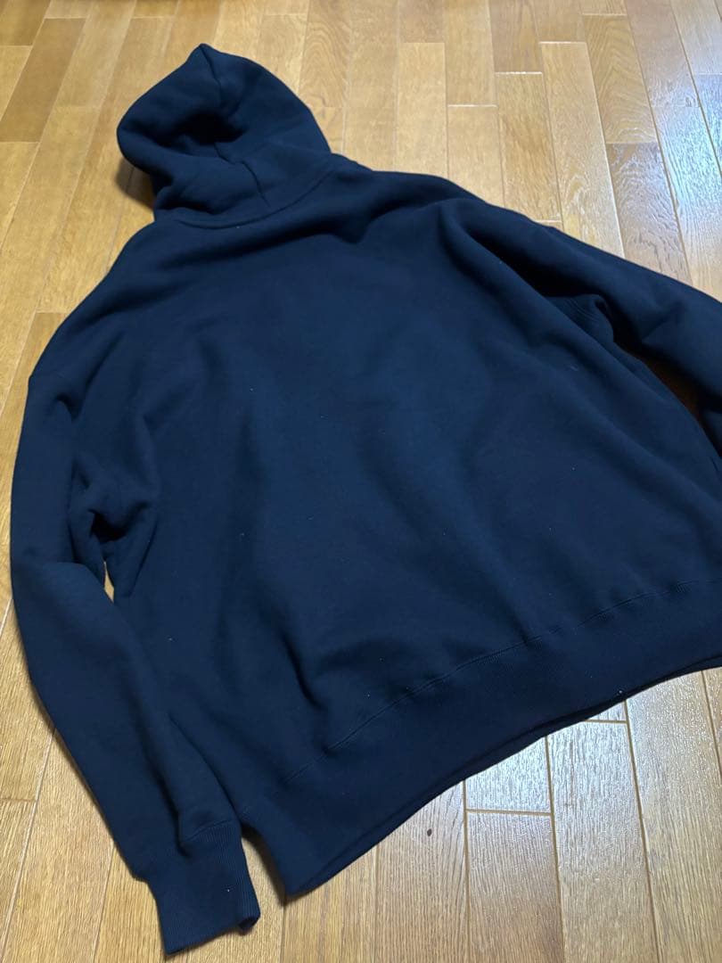 Softhyphen ネイビー　ハーフジップパーカー