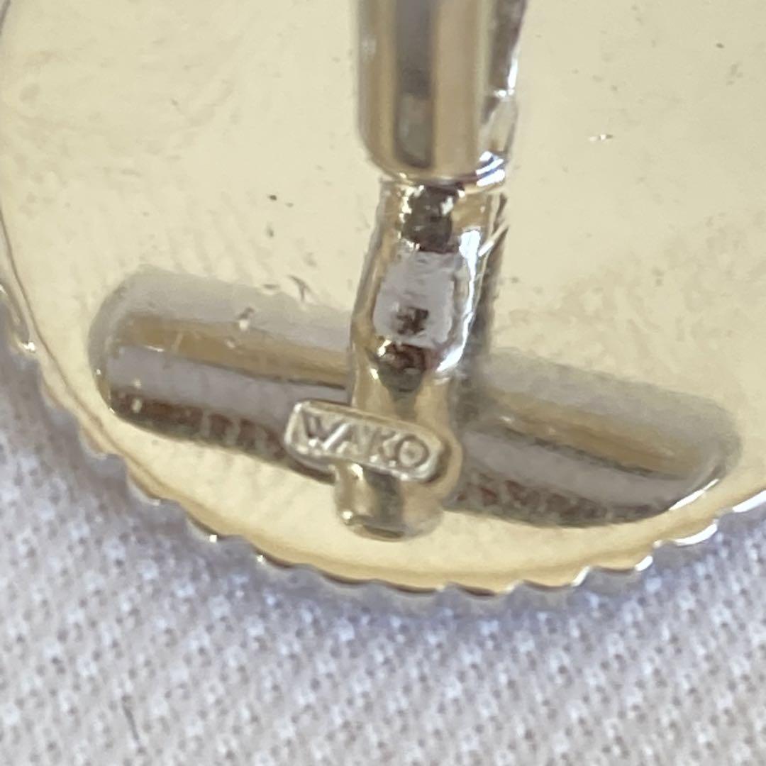 美品 銀座和光 日銀 カフリンクス カフスボタン シルバー カフス