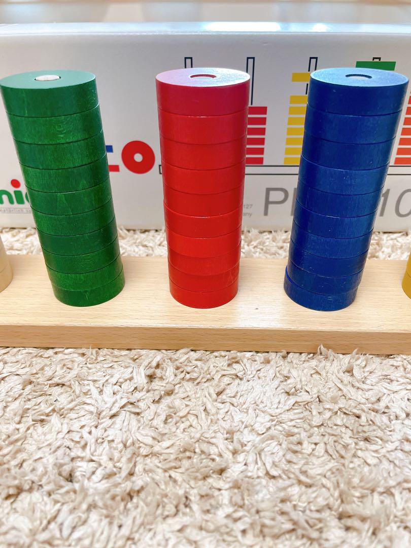 nic社　ニック社　プラステン　plus10　パズル　積み木　知育玩具　木製