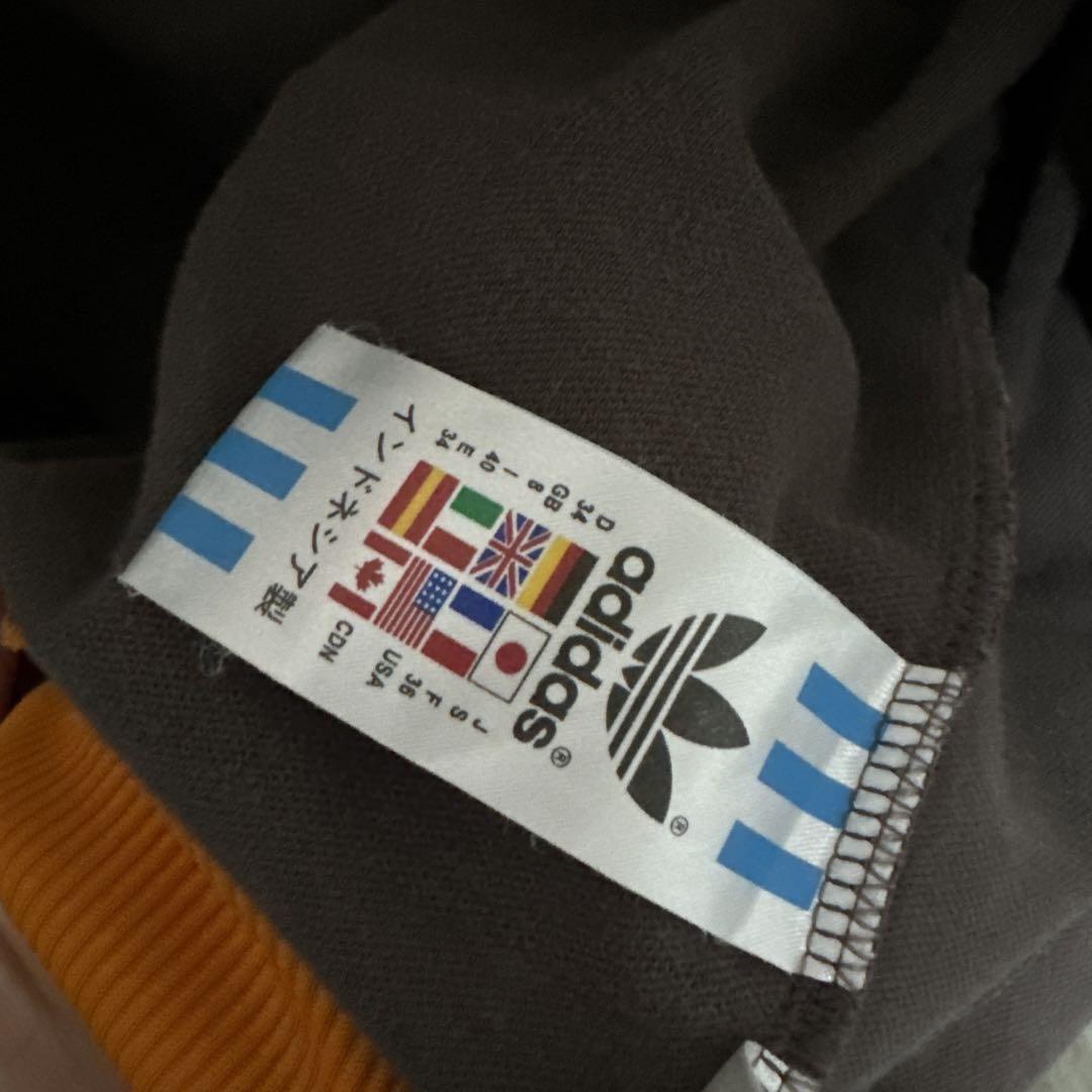adidasアディダストラックジャケット茶色オレンジ