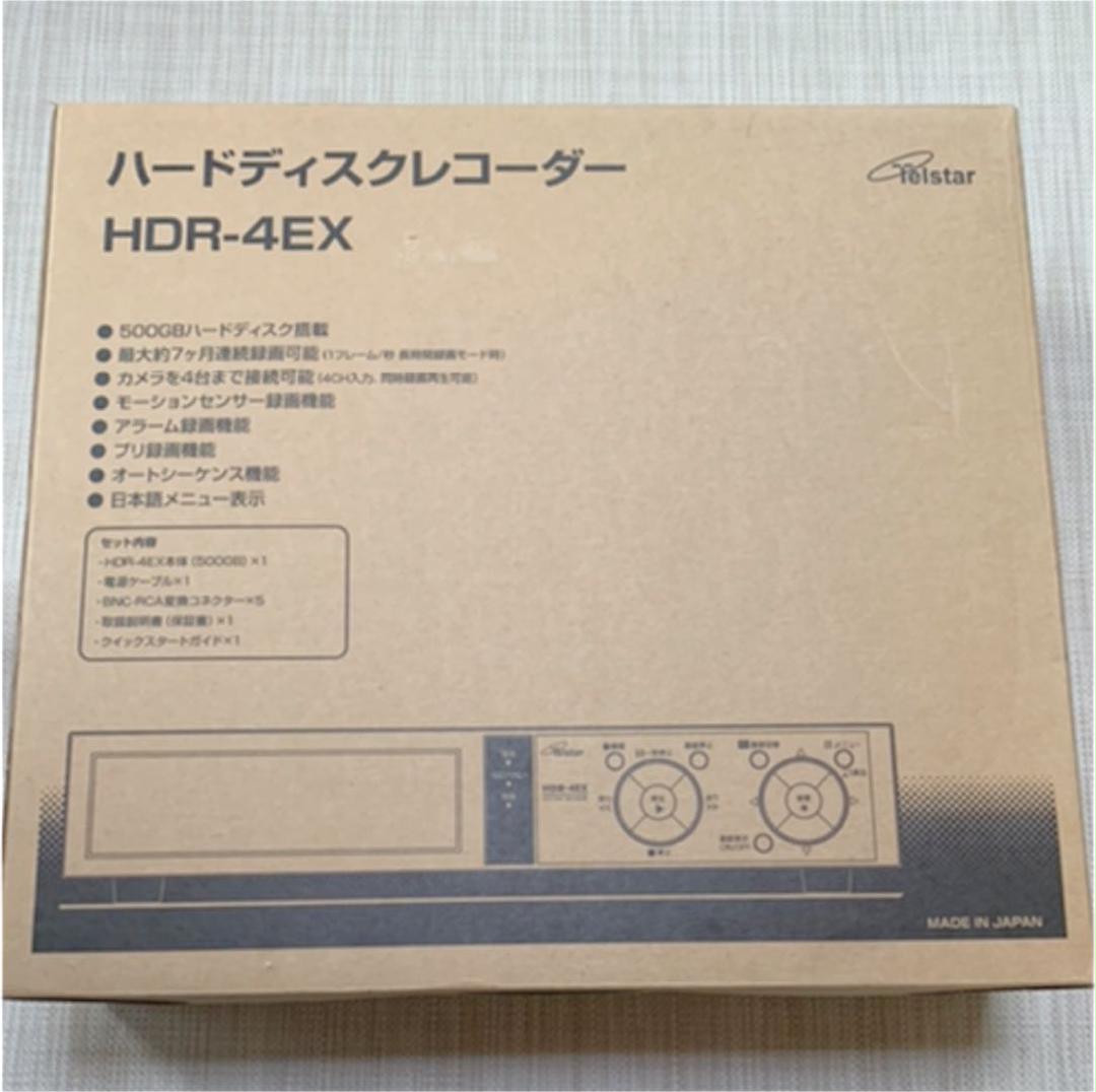 専 コロナ電業 Telstar HDR-4EX 防犯専用 HDレコーダー