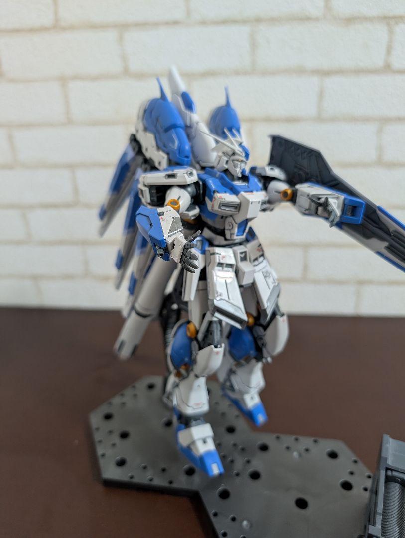 t*k様 RG Hi-νガンダムと専用ハイパーメガバズーカランチャー 完成品