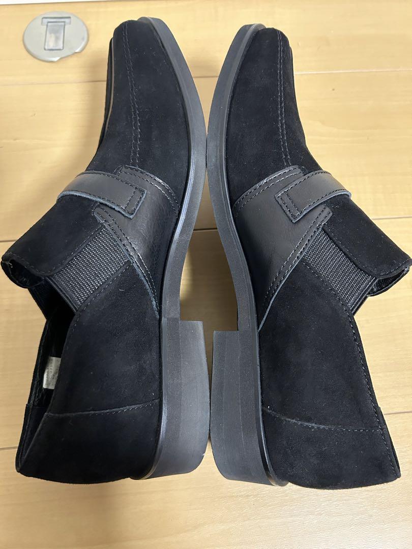 madras MODELLO（黒） スエード　レザー　ローファー 25.5