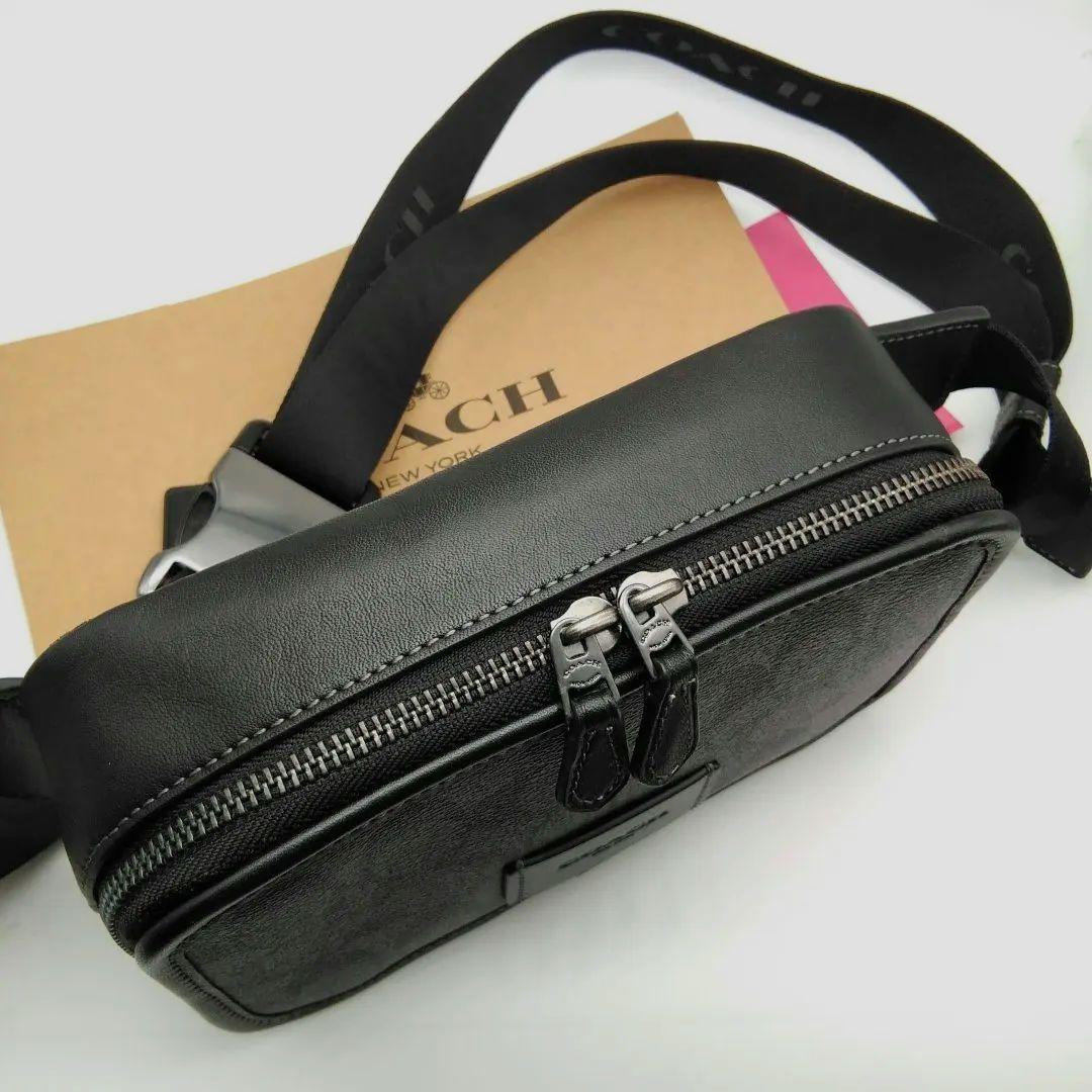 新作☆シグネチャー【COACH】ベルトバッグ 新作【COACH】ワーレン ミニ ベルトバッグ・シグネチャー デニム