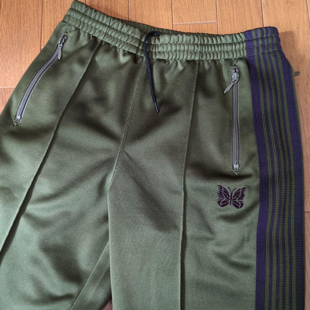 NEEDLES トラックパンツ XS オリーブグリーン