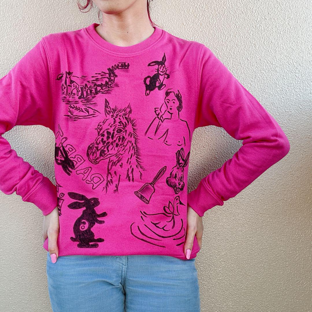 【STITCHSHOW】ハンドペイントスウェット STITCHSHOW】ハンドペイントスウェットクラシック