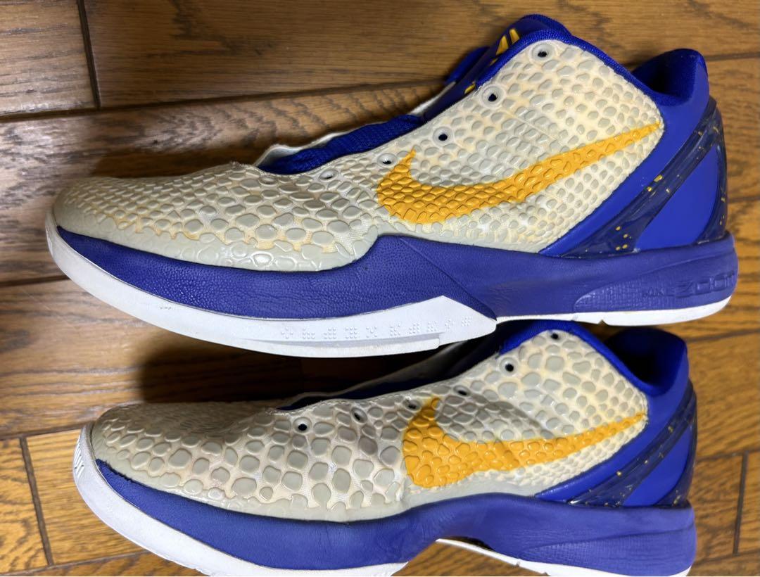 Nike Zoom Kobe 6 Lakers Home 27cm 中古 画像4
