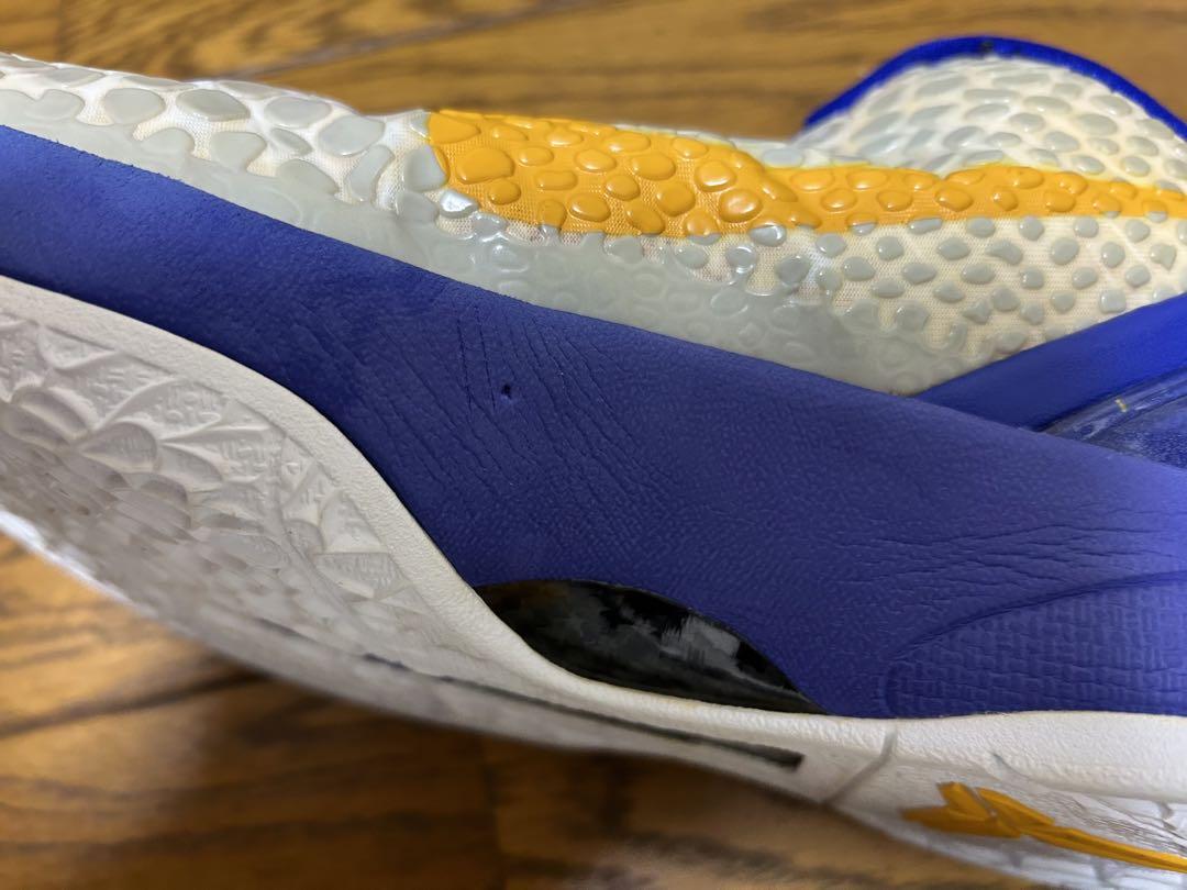 Nike Zoom Kobe 6 Lakers Home 27cm 中古 画像7