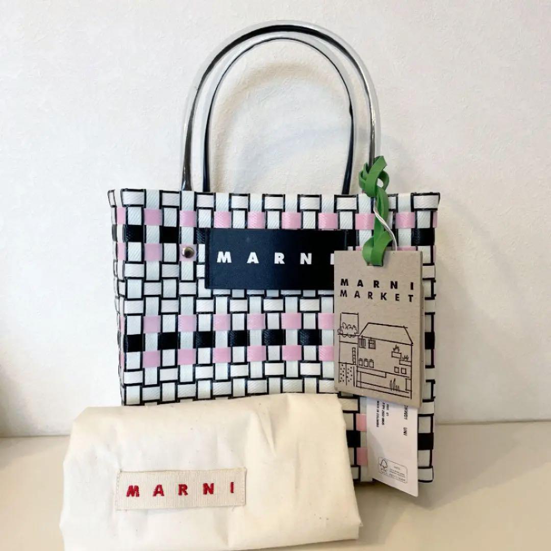 即完売レア・新品!マルニマーケット リリーホワイト ピクニックバッグミニ - メルカリ 即完売レア・新品!マルニマーケット リリーホワイト ピクニックバッグミニ - メルカリ