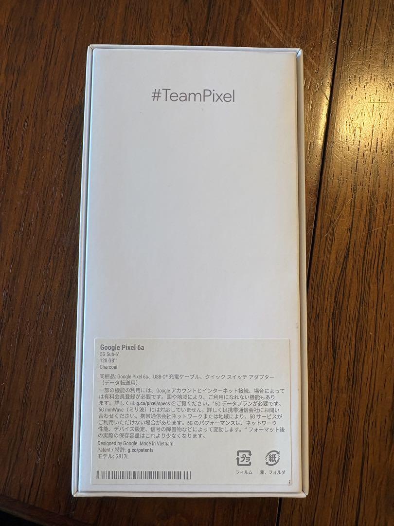 Google pixel6a【中古】チャコール【128GB】