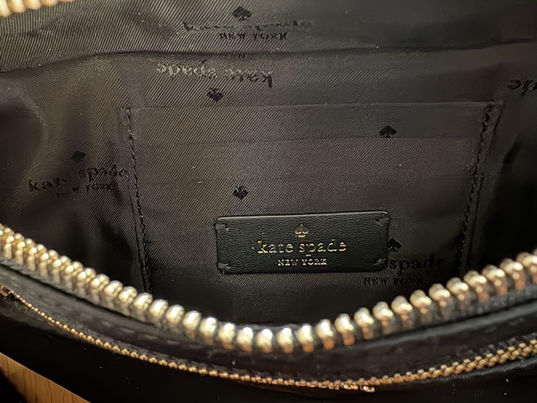 kate spade ブラック ボディバッグ