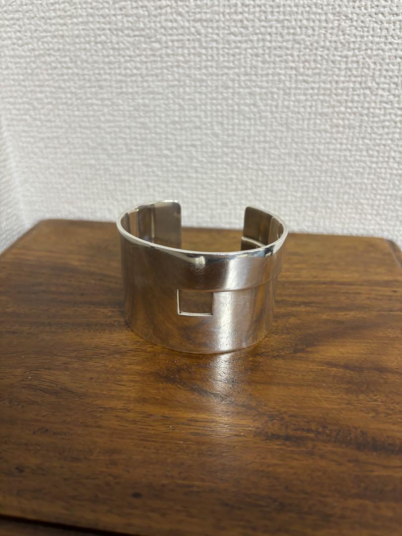シルバーワイドバングル