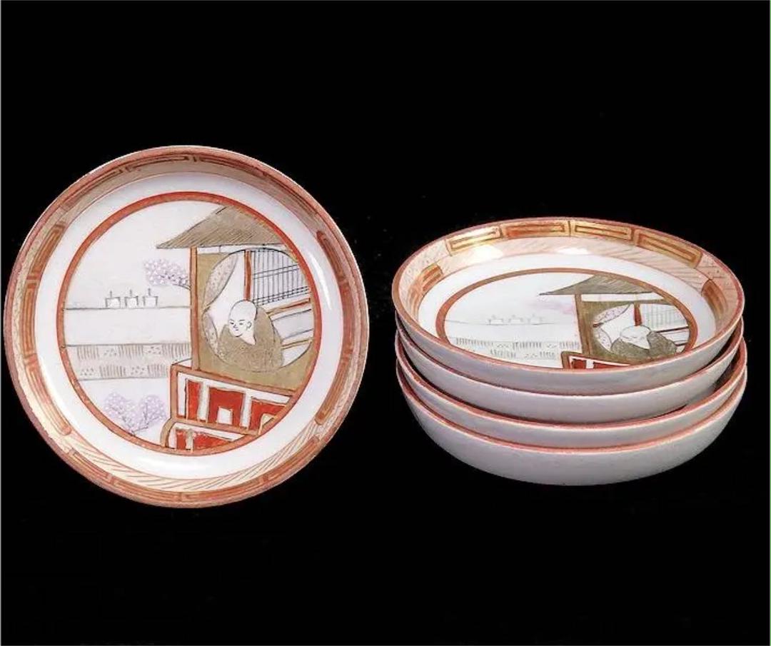 47%割引ホワイト系ワンピなど最旬ア! 九谷 赤絵 桜花に人物図 豆皿 5客 D879AS-fazb 工芸品 アンティーク/コレクションホワイト系-GRANAT.HN 47%割引ホワイト系ワンピなど最旬ア! 九谷 赤絵 桜花に人物図 豆皿 5客 D879AS-fazb 工芸品 アンティーク/コレクションホワイト系-GRANAT.HN