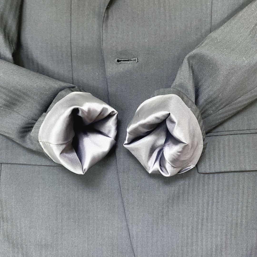 待望 ORIHICA 3ピース セットアップスーツ シャドーストライプ 背抜き