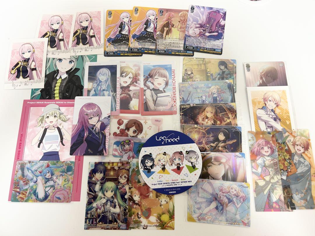 プロセカ 初音ミク ローソン クリアファイル クリアしおり