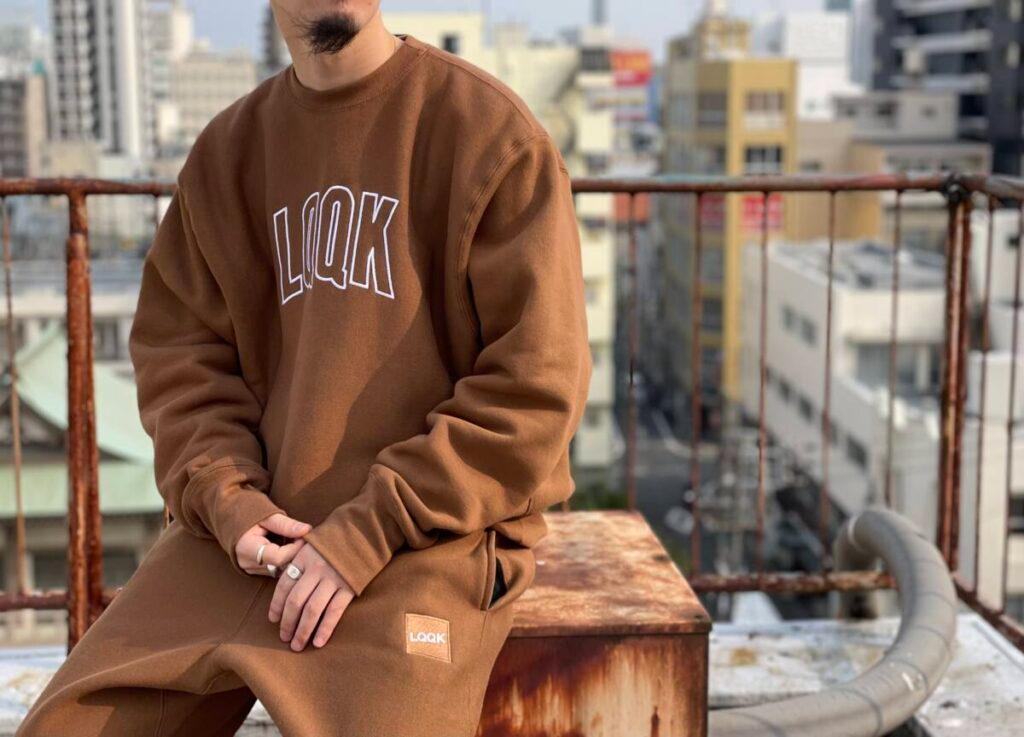 新品□LQQK Studio Camber Arc Logo Crewneck