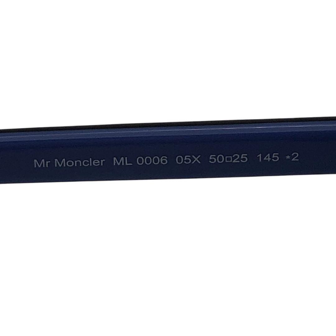 極美品】MONCLER モンクレール Mr Moncler サングラス 黒×青
