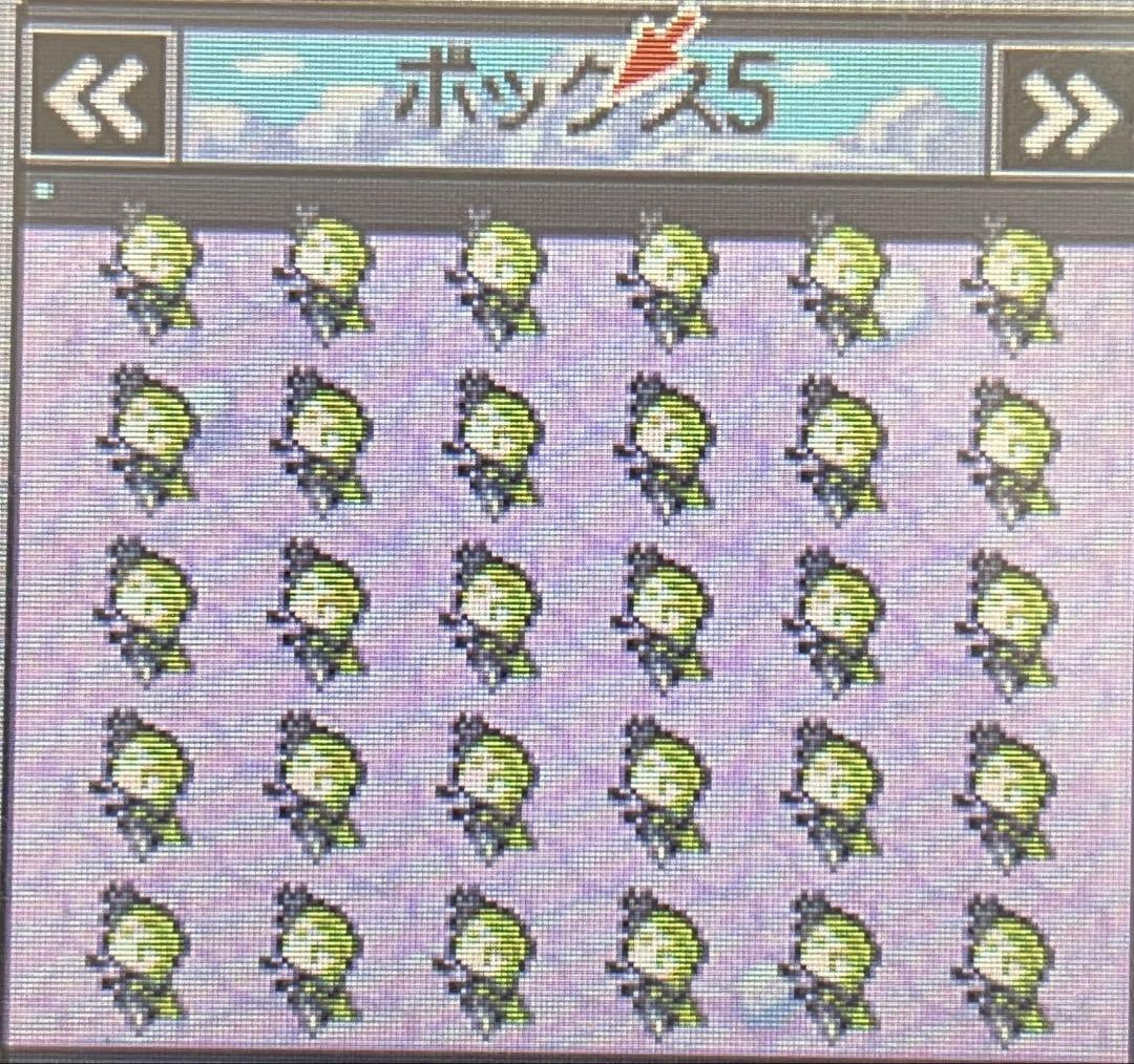 ポケットモンスターホワイト　配布ポケモン各30体ずつ