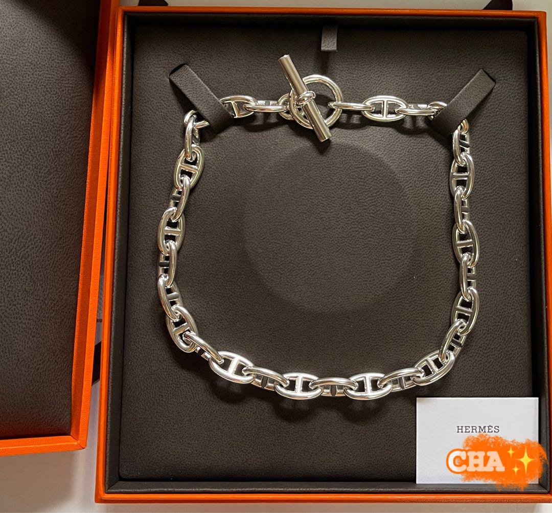 超美品　エルメス　シェーヌダンクル　GM 29 ネックレス　ブレスレット HERMES エルメス ネックレス シェーヌダンクルGM 29コマ 925