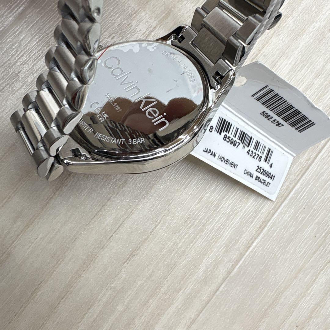 極美品  カルバンクライン アナログ 腕時計 シルバー
