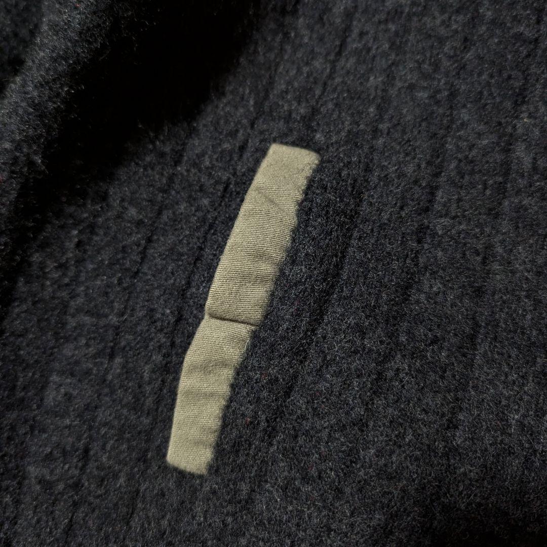 オービス 00s 短丈 エルボーパッチ ウール ドライバーズニット ジャケット