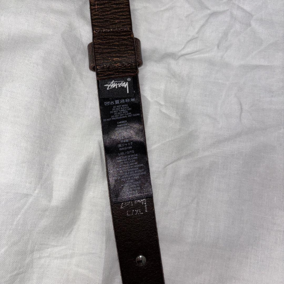 小物 Stussy SS-Link Studded Belt Brown L-XL