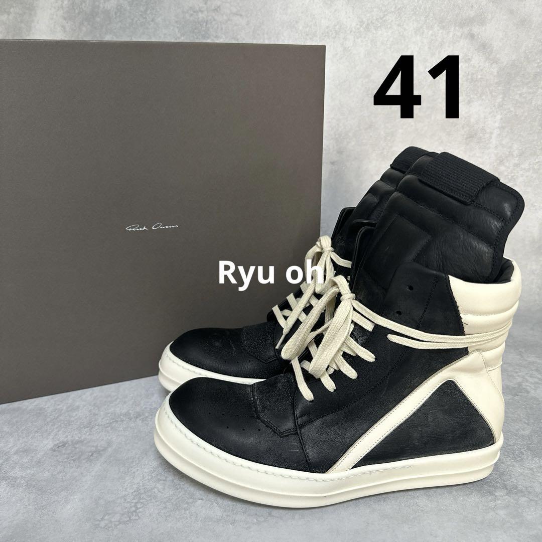 リックオウエンス メンズ ジオバスケット スニーカー 関税込み Rick Owens リックオウエンス GEOBASKET SHOES ジオバスケット