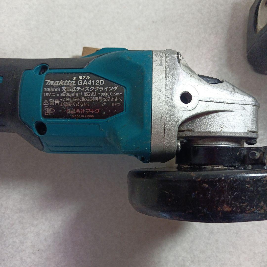 マキタGA412D.100㍉ディスクグラインダー 18Ｖ動作 済みMakita HRDEVELOPMENT_JP