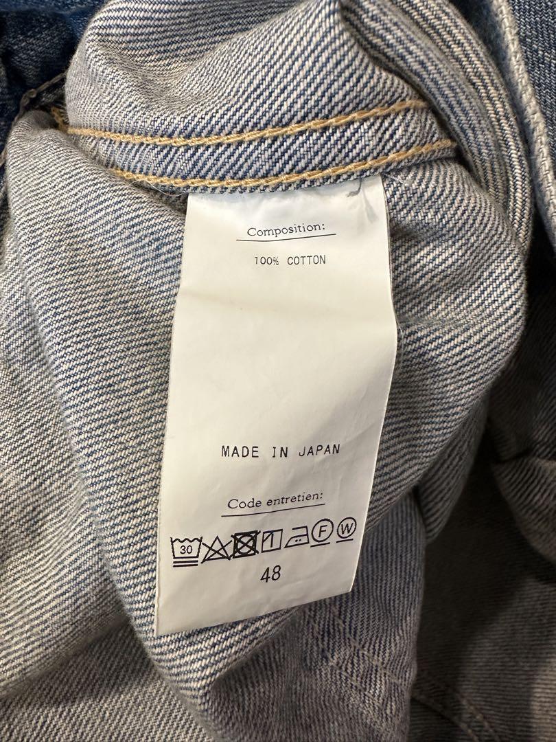 即完品定価販売a.presse  1st Type DenimJacket 48