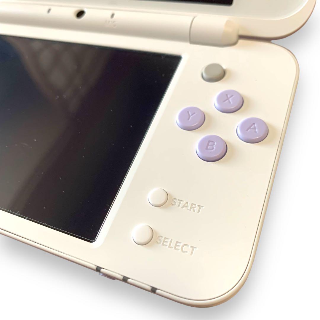 M270❀ 極美品 New 2DS LL 本体 ホワイト×ラベンダー パープル 画像4