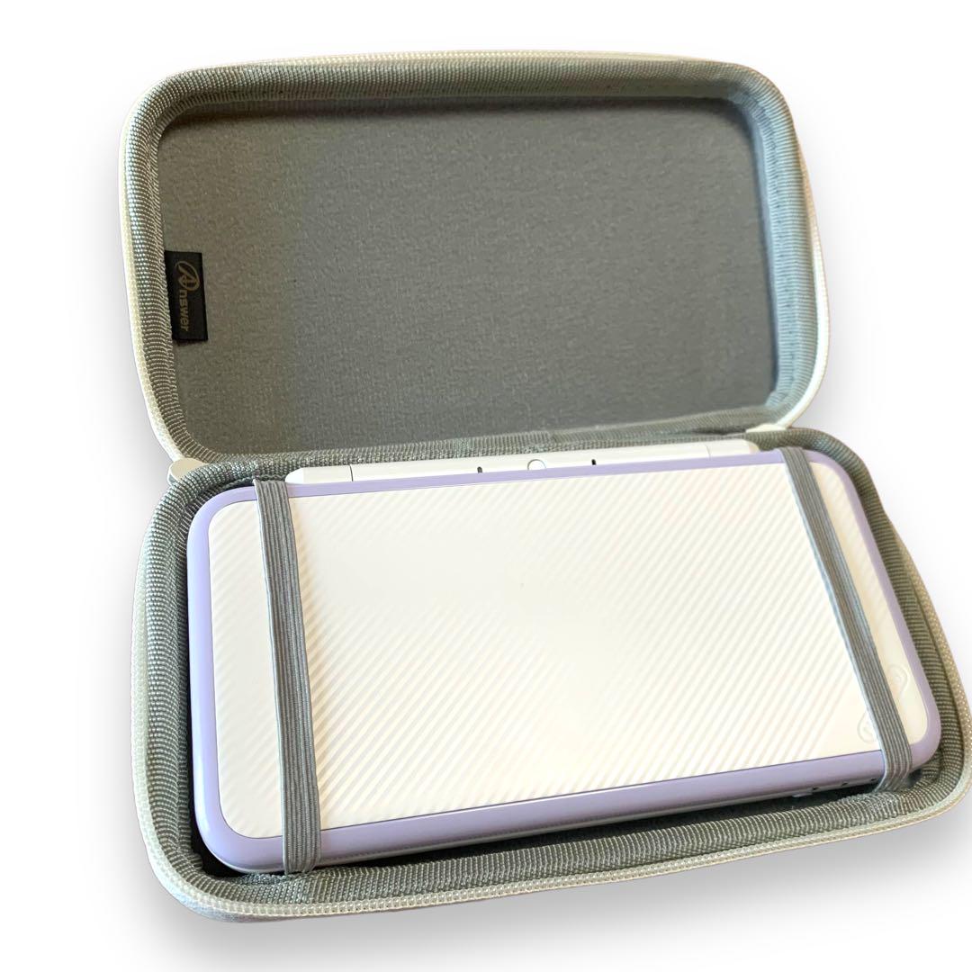 M270❀ 極美品 New 2DS LL 本体 ホワイト×ラベンダー パープル 画像8