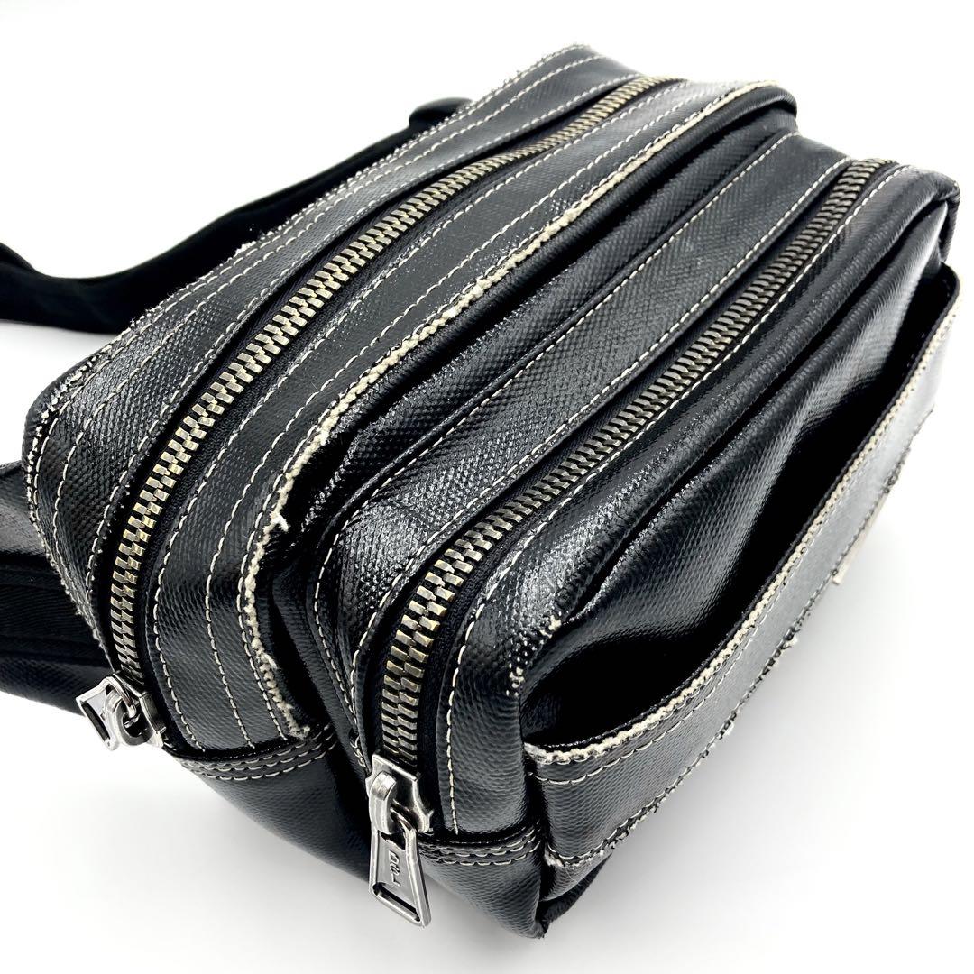 【美品】 DIESEL ディーゼル　ウエストバッグ　ボディバッグ　ブラック