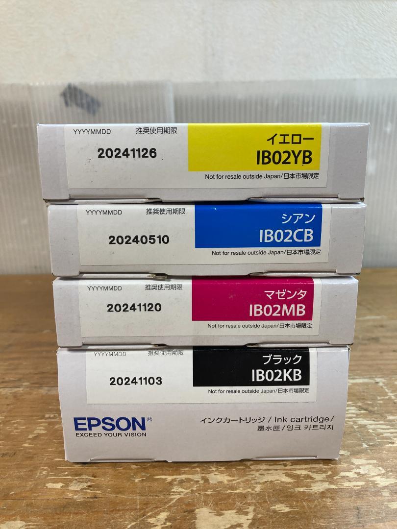 EPSON エプソン 純正 インク カートリッジ IB02 シリーズ 4個セット